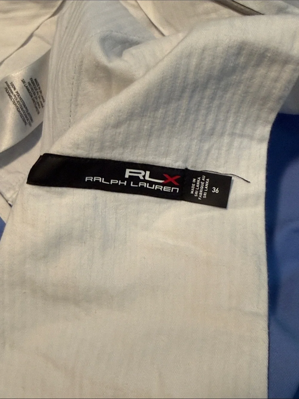 RLX Ralph Lauren Light Blue Performance Flat-Front Shorts